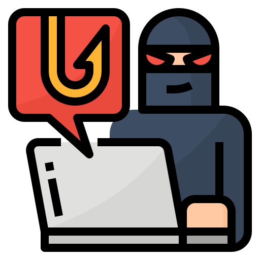 Animated image of the email threat phishing.
